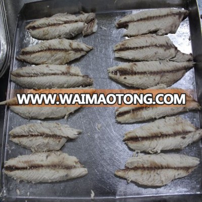 High quality single clean precooked mackerel loin